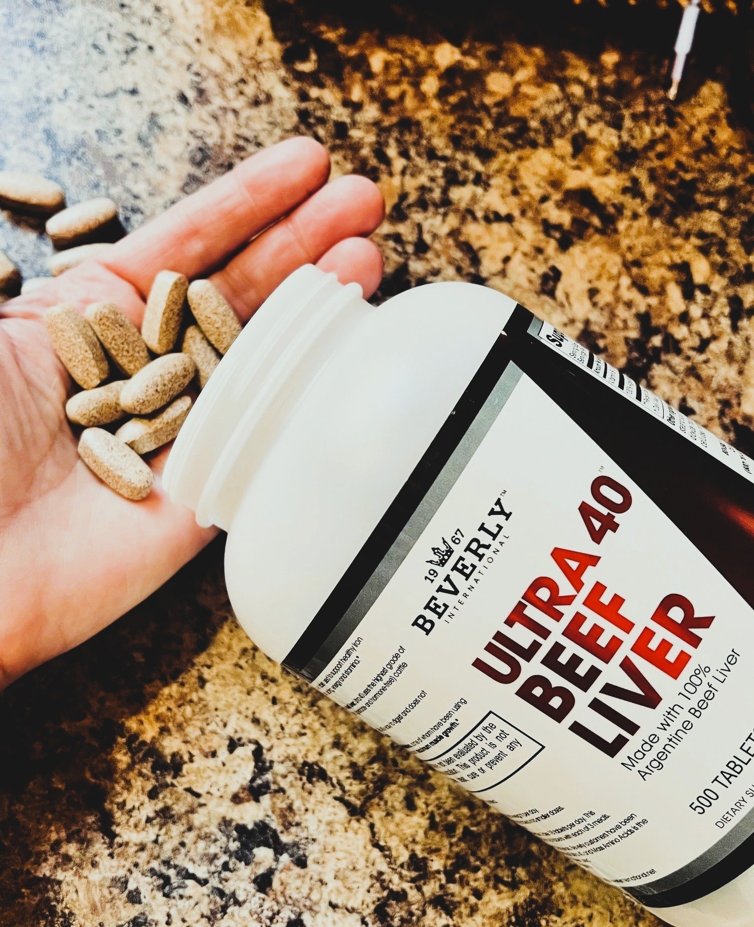 Beverly International Ultra 40 Beef Liver Capsules