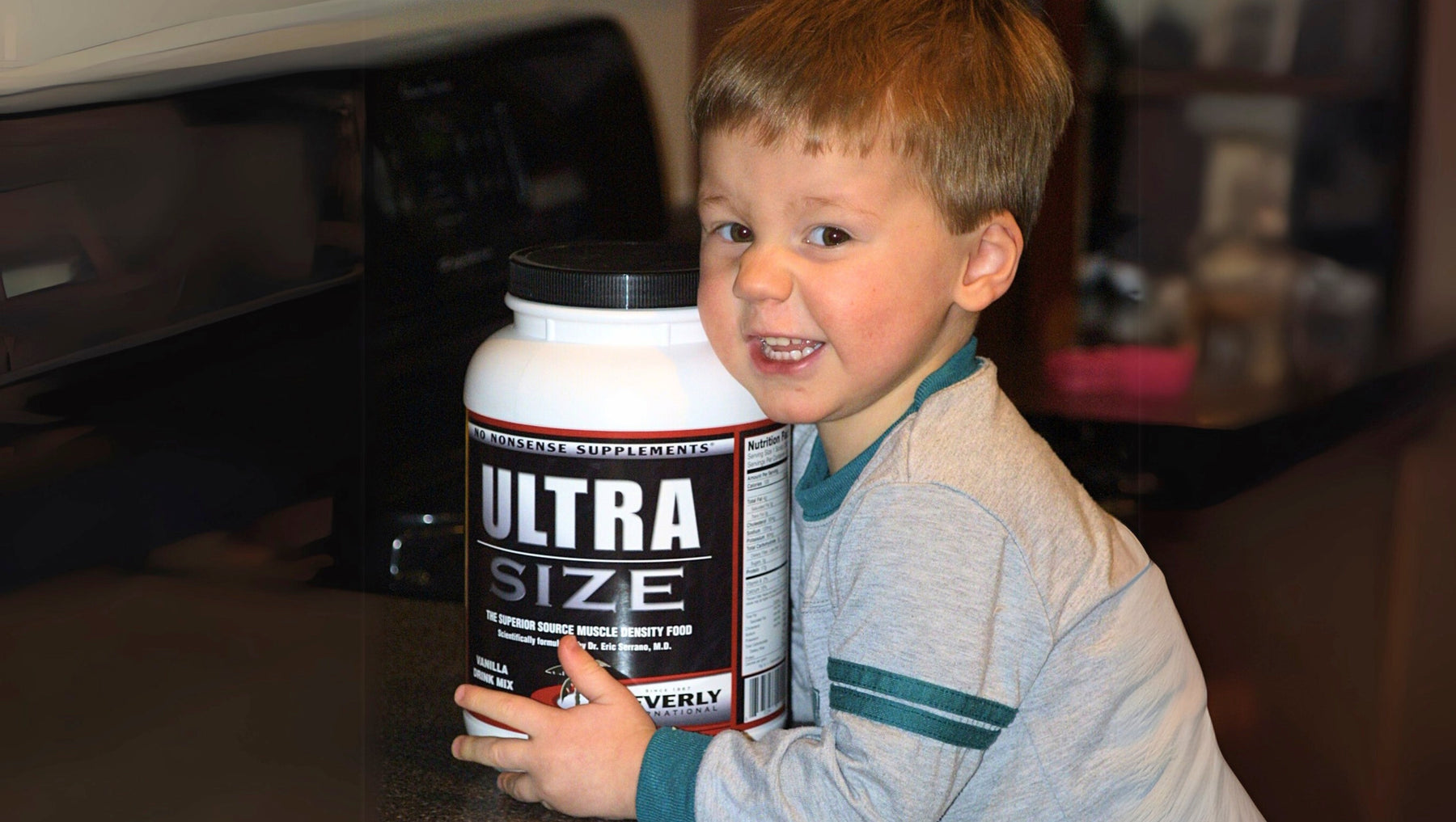 Beverly International Protein & Our Son Tre Lohre (age 3)