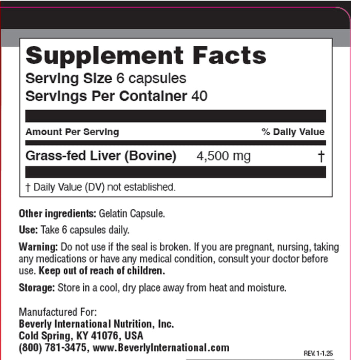 Beverly International Ultra 40 Capsules