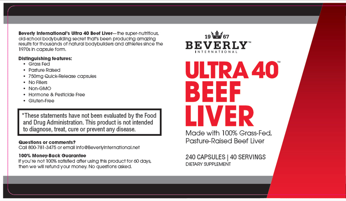 Beverly International Ultra 40 Capsules