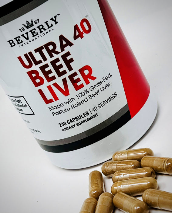 Ultra 40 Beef Liver Capsules Beverly International