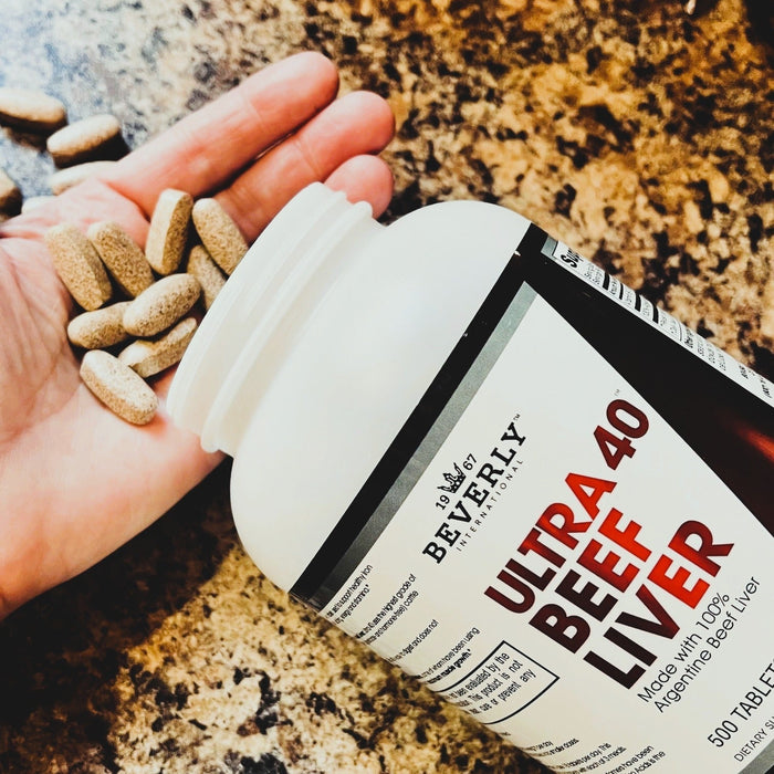 Beverly International Ultra 40 Beef Liver Capsules