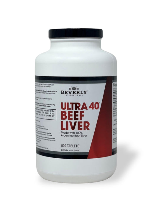 Beverly International Ultra 40 Beef Liver Tablets