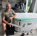 Rick Lohre sets up plumbing, filtration, chiller and more with his cold plunge