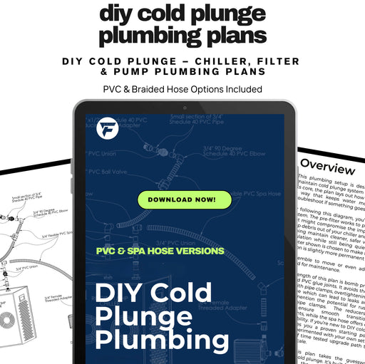 DIY Cold Plunge Plumbing Plans | Chiller, Pump & Filter Setup