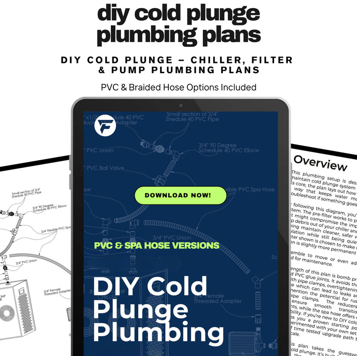 DIY Cold Plunge Plumbing Plans | Chiller, Pump & Filter Setup