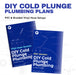 PVC & Braided Vinyl Hose Plumbing Setups for DIY Cold Plunges