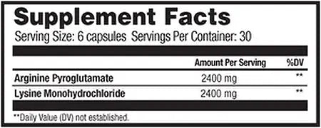 Beverly International GH Factor Nutritional Info