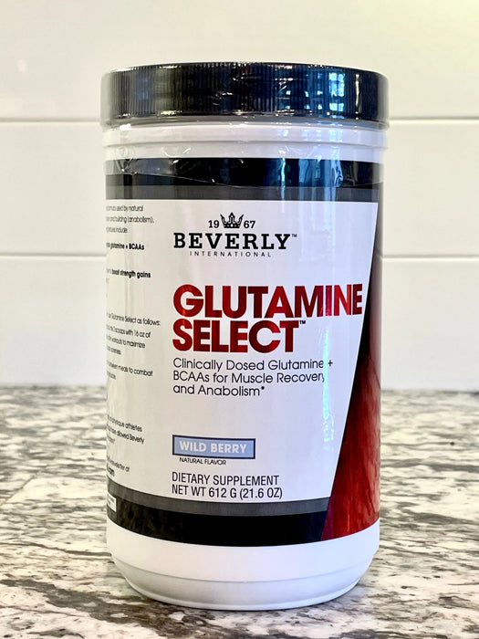 Glutamine Select is available in Wild Berry